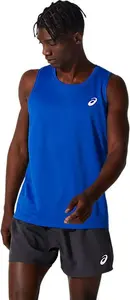 ASICS Core Singlet | Running Tank Tops | Men | Blue | Size: XL