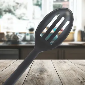 Slotted Spoon Heat Resistant Spoon Kitchen Recycled Materials Black