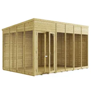 BillyOh Switch Pent Tongue and Groove Summerhouse - 12x8 - 11mm Thickness