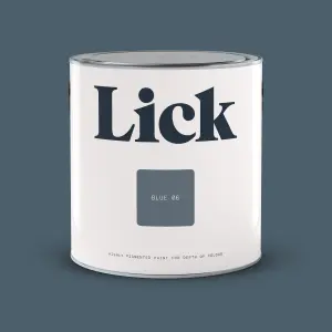 Lick Blue 06 Matt Emulsion paint, 2.5L