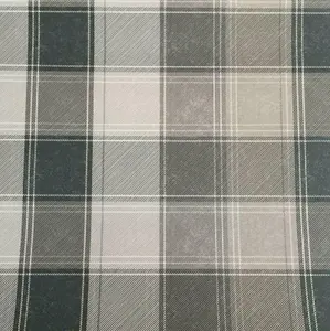 Country Check Mono Grey Monochrome Charcoal Tartan Plaid Wallpaper 906703