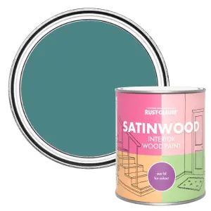 Rust-Oleum Peacock Suit Satinwood Interior Paint 750ml