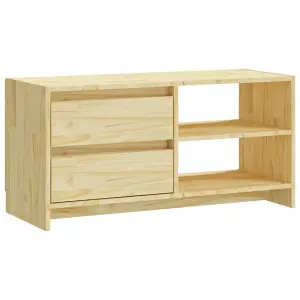 vidaXL TV Cabinet 80x31x39 cm Solid Pinewood