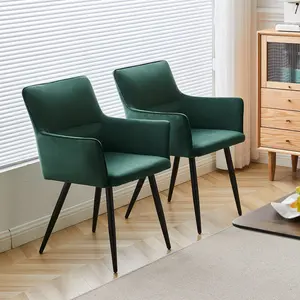 Barnong Upholstered Dining Chair (Set of 2) Green