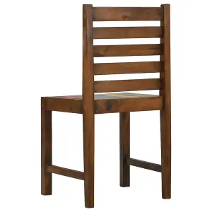 vidaXL Dining Chairs 4 pcs Solid Reclaimed Wood