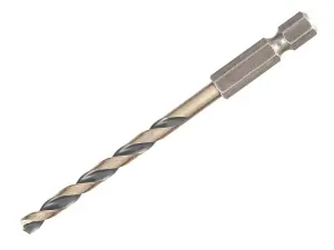 DEWALT Black and Gold Hex HSS-G Drill Bit 4.5mm