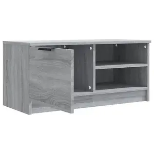 vidaXL TV Cabinet Grey Sonoma 80x35x36.5 cm Engineered Wood