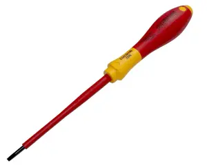 Wiha Slotted Screwdriver 3mm VDE Electrician 1000v Flat Head SoftFinish 00821