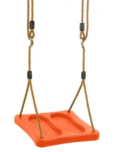 Swingan - One Of A Kind Standing Swing With Adjustable Ropes - Fully Assembled - Orange