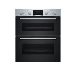 Bosch NBS113BR0B Built-in Double Oven - Stainless steel effect