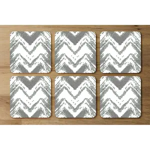 Square 6 Piece Coaster Set (Set of 6)