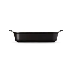 Le Creuset Stoneware Heritage Rectangular Dish Satin Black / 32cm