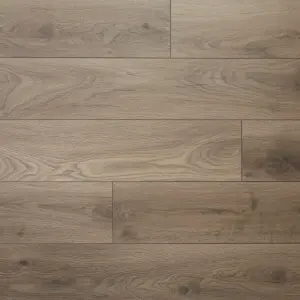 GoodHome Oldbury Grey Wood planks Oak effect Laminate Flooring, 1.73m²