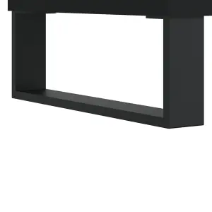 Berkfield TV Cabinet Black 69.5x30x50 cm Engineered Wood