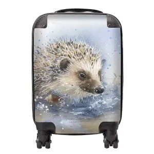 Hedgehog Watercolour Suitcase - Small