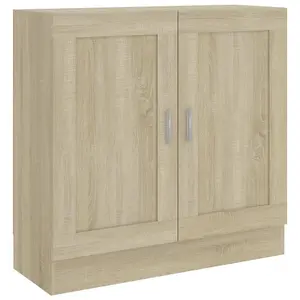 Berkfield Book Cabinet Sonoma Oak 82.5x30.5x80 cm Engineered Wood