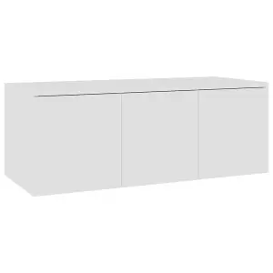 vidaXL TV Cabinet White 80x34x30 cm Engineered Wood