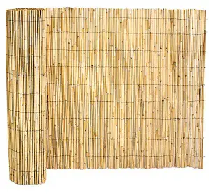 Primrose Thick Reed Bamboo Style Natural Screening Roll Garden Privacy Fence 4m x 2m