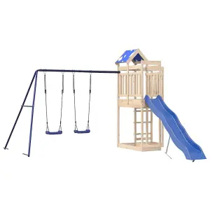 Berkfield Outdoor Playset Solid Wood Pine