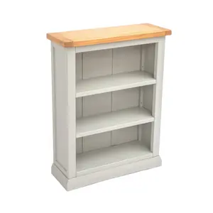 Loreo Light Grey Bookcase 90x70x25cm