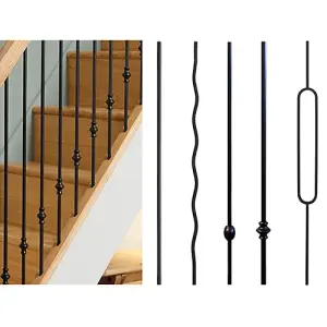 Oak Handrail Contemporary 2.4m Rake Drilled For 14mm Metal Spindles UK Manufactured Traditional Products Ltd