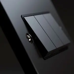 Matt Black 3 Gang 2 Way LED 100W Trailing Edge Dimmer Light Switch - SE Home