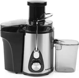 Salter EK3454 600W Power Juicer - Silver/Black | Robert Dyas