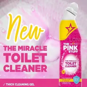 Stardrops, The Pink Stuff Miracle Toilet Cleaner, Pink, 750 ml (Pack of 12)