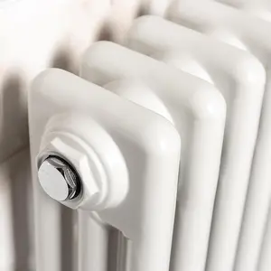 Braxton White Triple Horizontal Column Radiator - 600x785mm