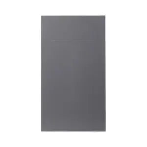 GoodHome Stevia Gloss anthracite Slab Door & drawer 400mm