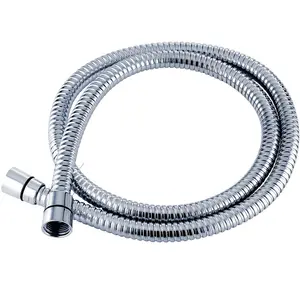 Triton Shower Hose 1.25m Metre Metal Stainless Steel Anti Twist Chrome Modern