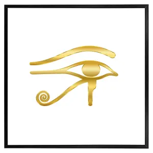 Eye of horus (Picutre Frame) / 20x20" / Black