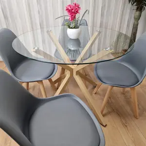 Dining Table Set with 4 Chairs Dining Room, and Kitchen table set of 4