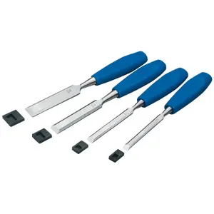 Draper Bevel Edge Wood Chisel Set (4 Piece) 69619