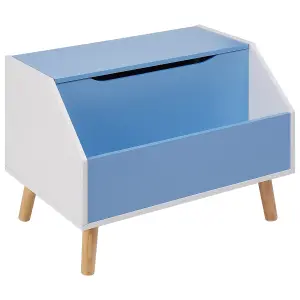 Beliani Modern Storage Cabinet Blue CASPER