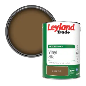 Leyland Trade Vinyl Silk Walls & Ceilings Emulsion Paint (S 6030-Y20R) - 5L