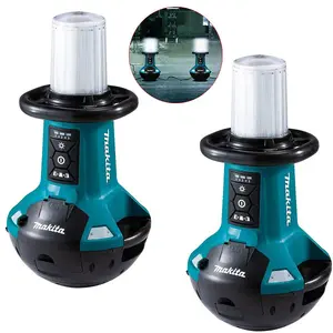 Makita DML810 18v 240v LXT LED Self Balancing Upright Area Work Site Light x 2