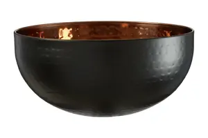 Maison by Premier Mixology Large Hammered Bowl