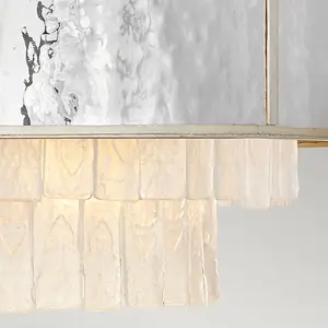 Luminosa Hinkley Reverie Cylindrical Pendant Ceiling Light Champagne Gold