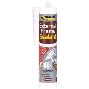 Everbuild External Frame Acrylic Sealant, Brown, 290 ml