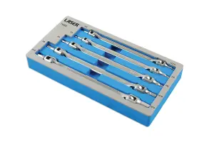 Laser Tools 7480 5pc Double Ended Flexible Hex Bit Set 2 to 14mm