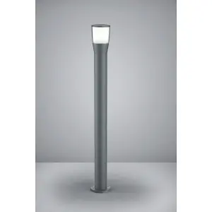 Luminosa Shannon Modern Outdoor Bollard Anthracite 3000K IP54 - UK Stock