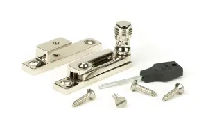 From The Anvil Polished Nickel Prestbury Quadrant Fastener - Narrow