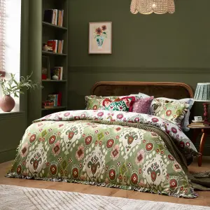 Paoletti Dawson Ikat Reversible Duvet Set