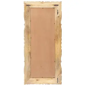 Berkfield Mirror 110x50 cm Solid Mango Wood