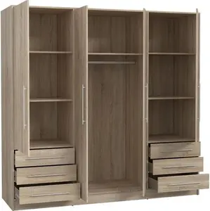 Ingram 4 Door Wardrobe Zipcode Design