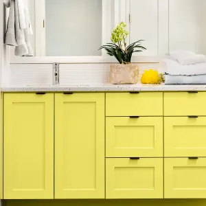 Rust-Oleum Lemon Jelly Matt Bathroom Wood & Cabinet Paint 750ml