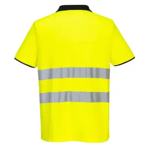 Portwest PW2 Hi-Vis Polo Shirt Short Sleeve