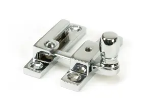 From The Anvil Polished Chrome Mushroom Quadrant Fastener - Narrow