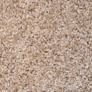 Soft Value Natural Oatmeal Shaggy Area Rug 180x270cm